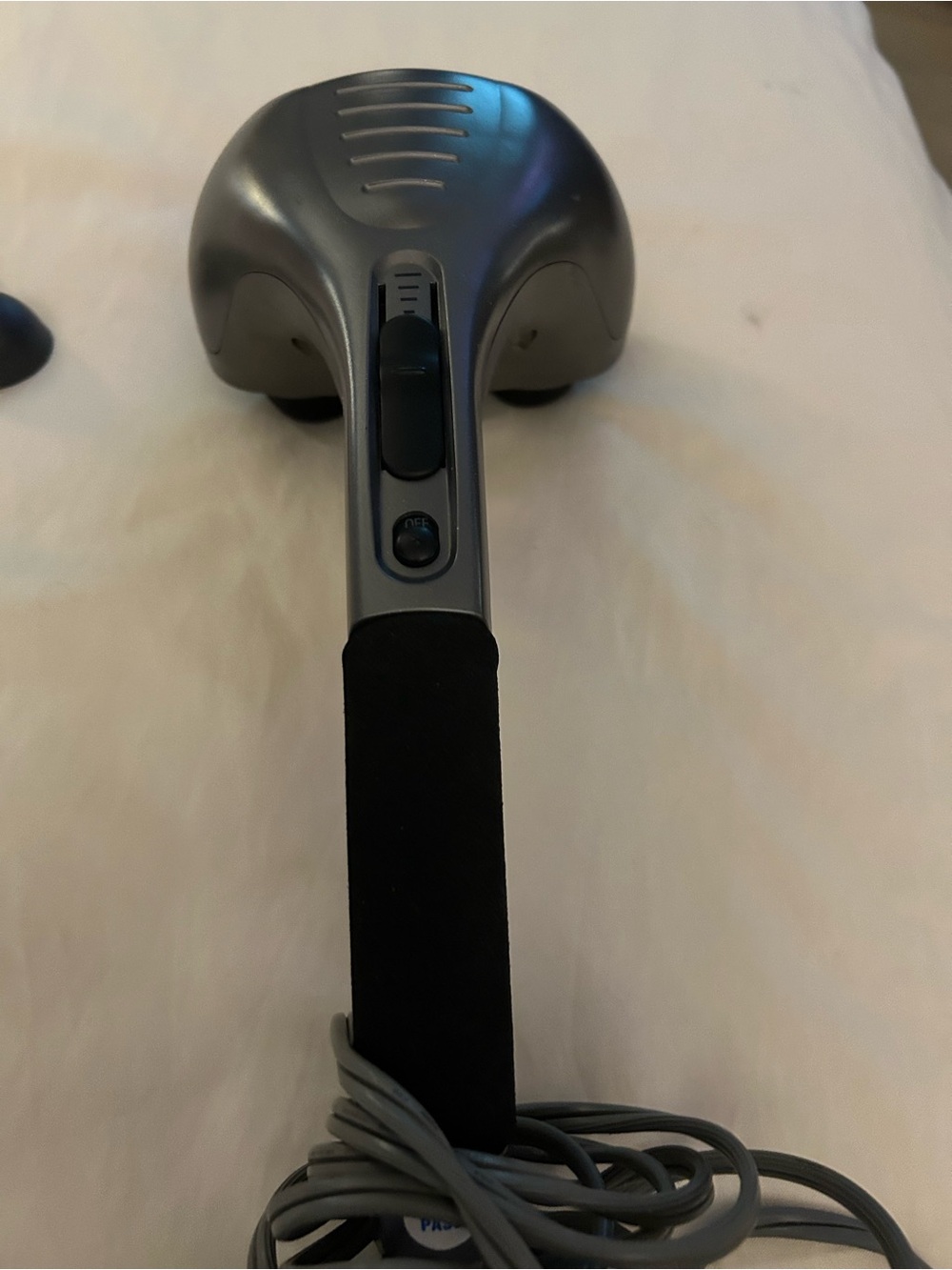 Homedics Handheld Massager in Gray and Black